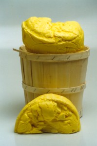 Photograph of a churn of Normandy butter